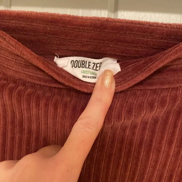 Rust/Brown Mini Skirt - Picture 5 of 5